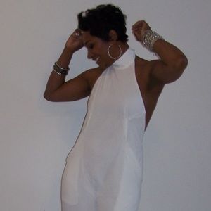 Deep Backless Jumper